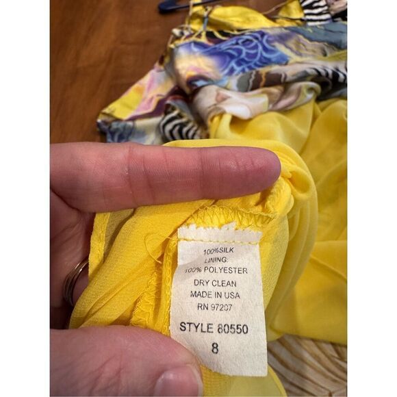 Woman’s Mary.L couture sexy dress silk size 8 - Picture 5 of 7